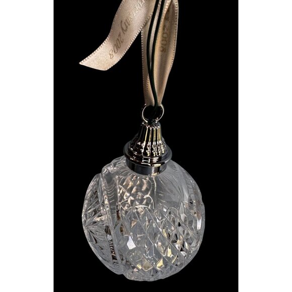 Waterford Times Square Ball Crystal Lighted Ornament 100th Anniversary 2008 Box - Picture 2 of 7